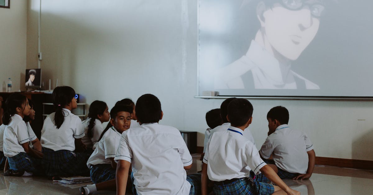 Was Looney Tunes considered a cartoon for adults? - Children in School Uniforms Watching Movie in Classroom