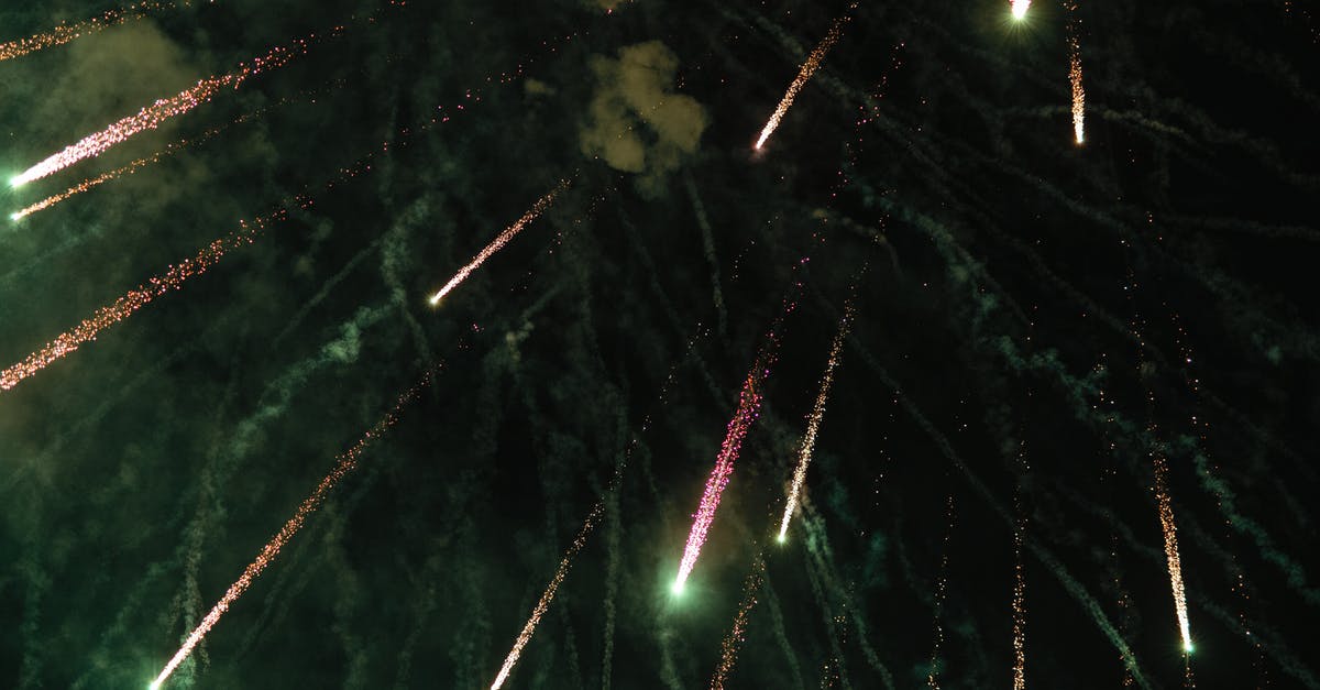 Was Mace Windu falling into the Dark Side? - Fireworks in Sky at Night