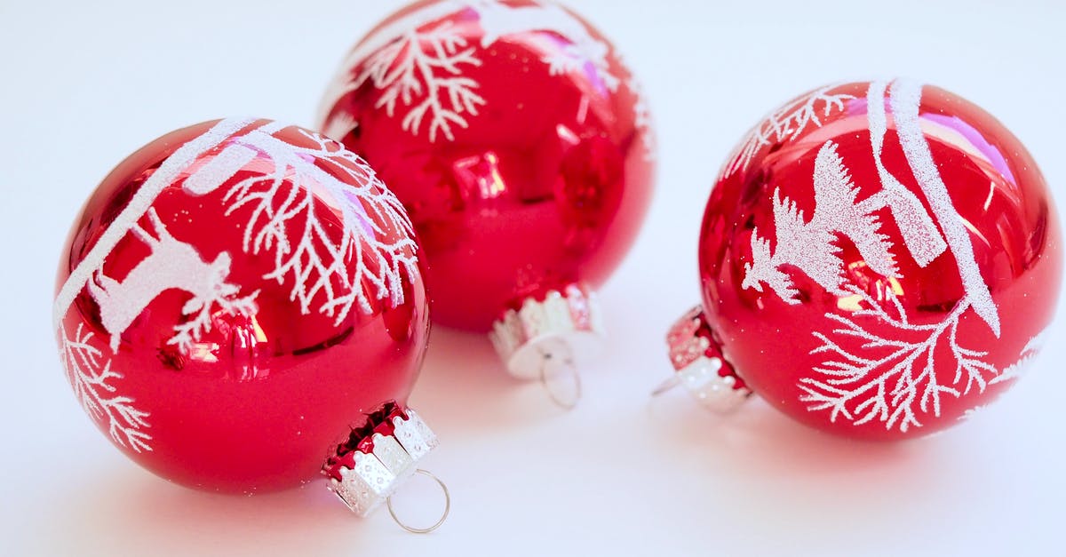 Was the first season of Leverage shown out of order? - Three White-and-red Christmas Tree Printed Baubles