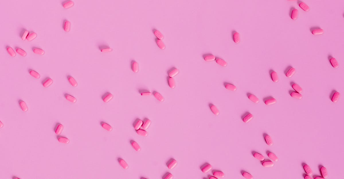Was the medicine at the end acid? - Pink Heart Shape on White Background
