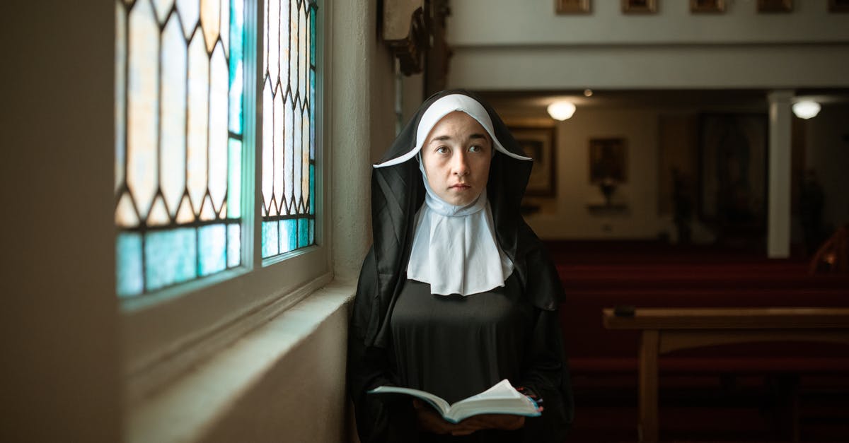 Was the nun really the mother? - A Nun Holding a Bible