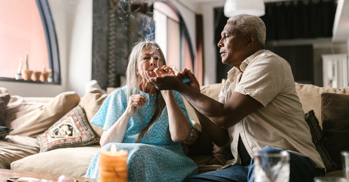 Weed Smoking in This is the End - An Elderly Couple Smoking in the Living Room