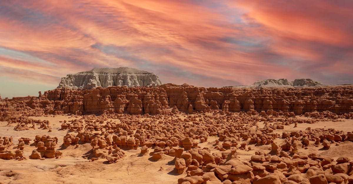 Were they goblins or orcs? - The Goblin Valley State Park during Sunset
