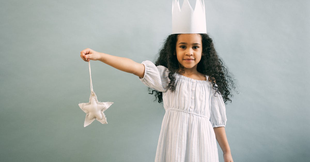 Western about a sheriff with a tin star made by children [closed] - Cute black girl in Halloween princess costume