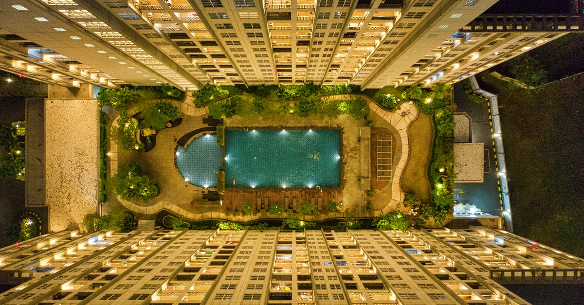 What's exactly happening to Charlotte Byrde in the swimming at night scene? - High-angle Photography of Rectangular Green Swimming Pool in Between High-rise Buildings