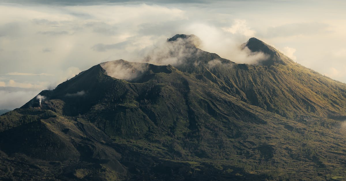 What's the meaning of this cloudy scenery at the end of the closing credits? - Bird's Eye View Photo Of Volcano