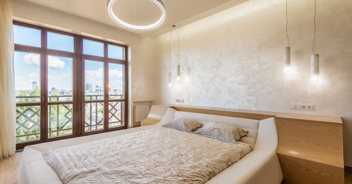 What about the Double Jeopardy in The Client? - Trendy light bedroom with balcony