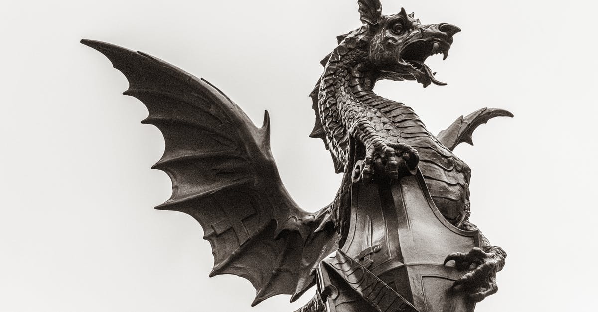 What are the seven Kingdoms? - Brown Dragon Statue in White Background