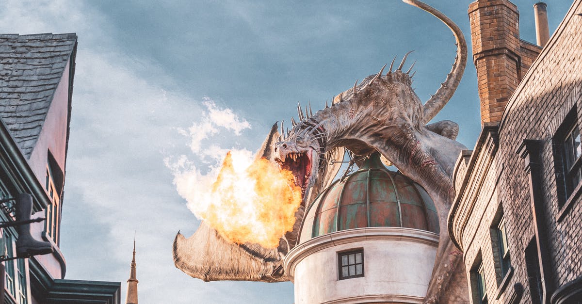 What creature is Vanessa Ives? - Hungarian Horntail Dragon at Universal Studios