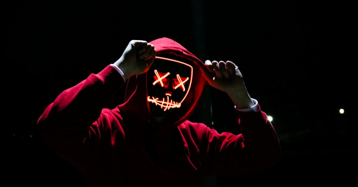 What did the Red Lights signify? - Person Wearing Red Hoodie