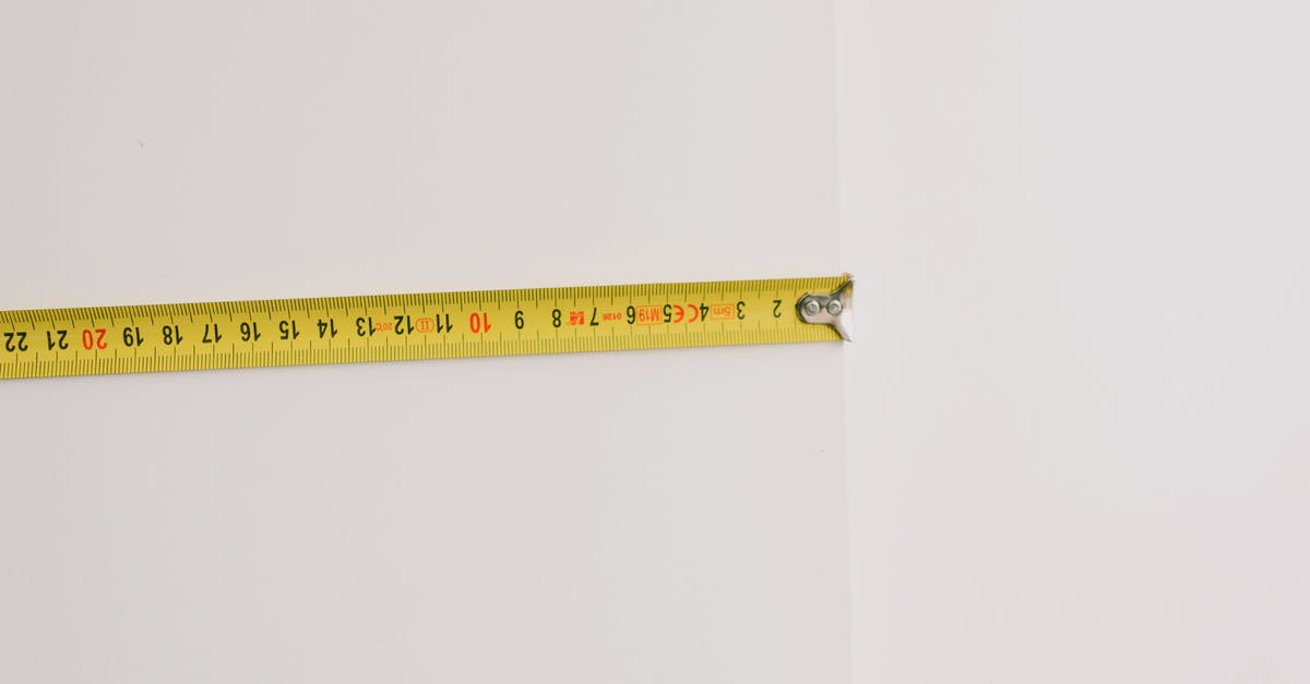 What do actors do when dialog is designed not to be heard? - Measuring tape on empty white background