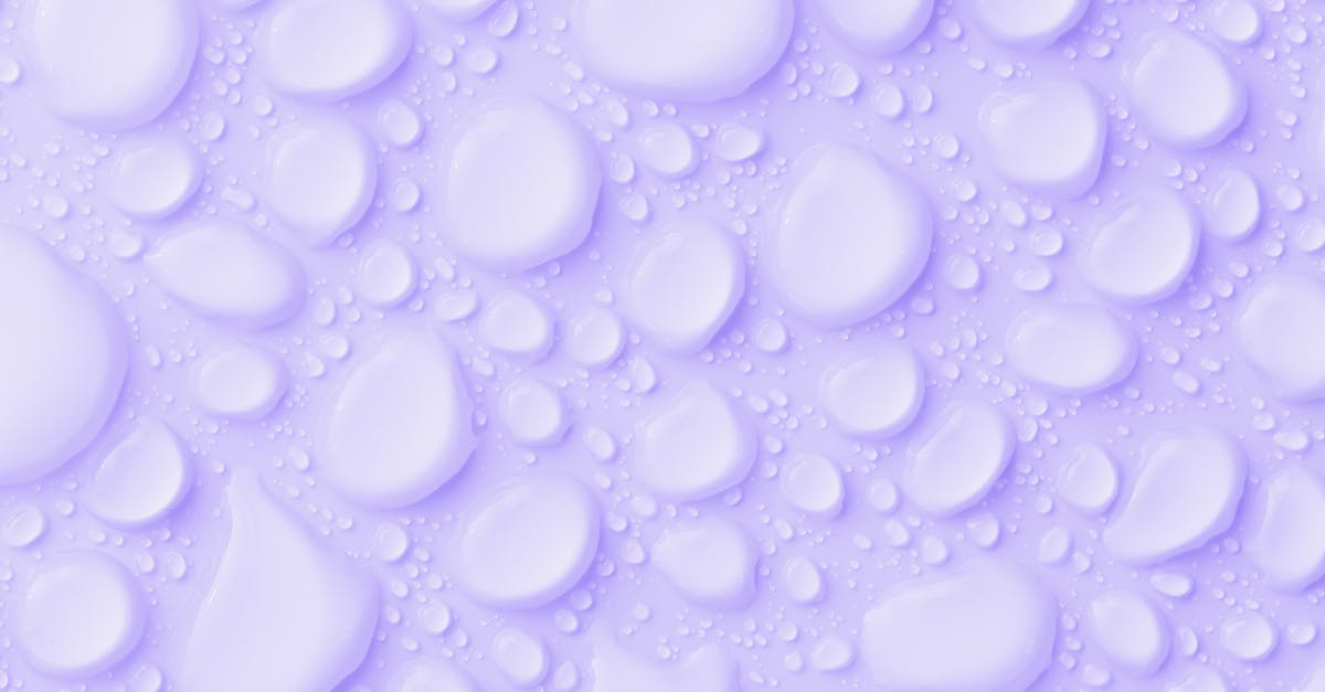What do the different colour intros mean? - Waterdrops On Purple Background