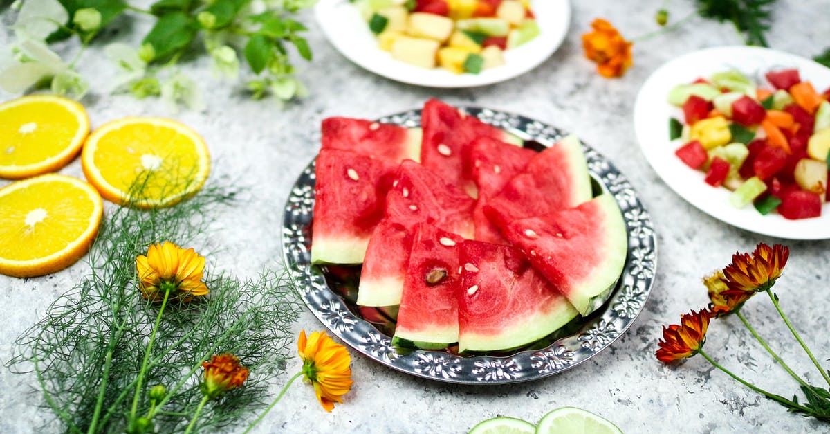 What do the spear and watermelon jokes in "Airplane!" mean? - Sliced Watermelon on White Ceramic Plate
