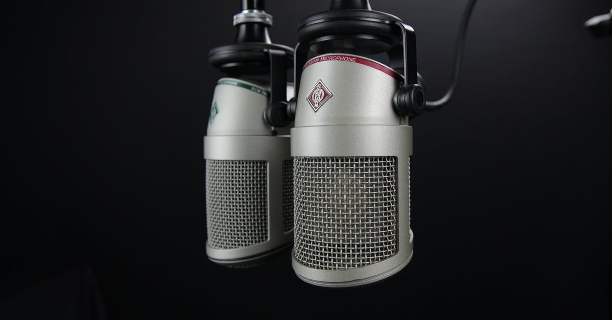 What does Herb's build-up to broadcast mean? - Two Gray Condenser Microphones