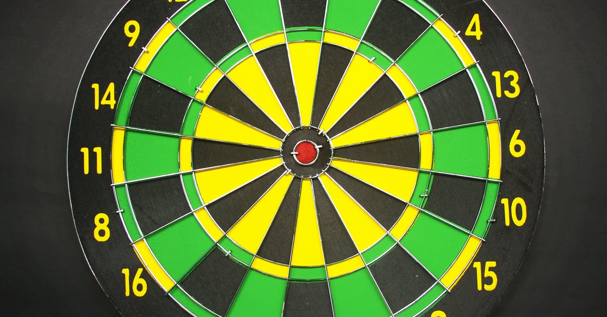 What does the arrow hit in the end of The Head Hunter? - Green Yellow and Black Round Dart Board With Black Background