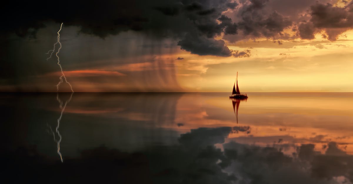 What does the sailing ship seen at the end of Maïna symbolise? - Silhouette Photography Of Boat On Water during Sunset