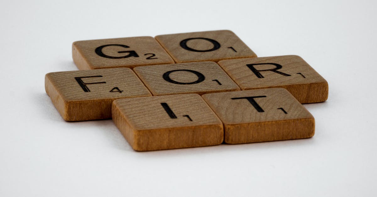 What exactly does it mean "to go turbo"? - Close-Up Shot of Scrabble Tiles on a White Surface