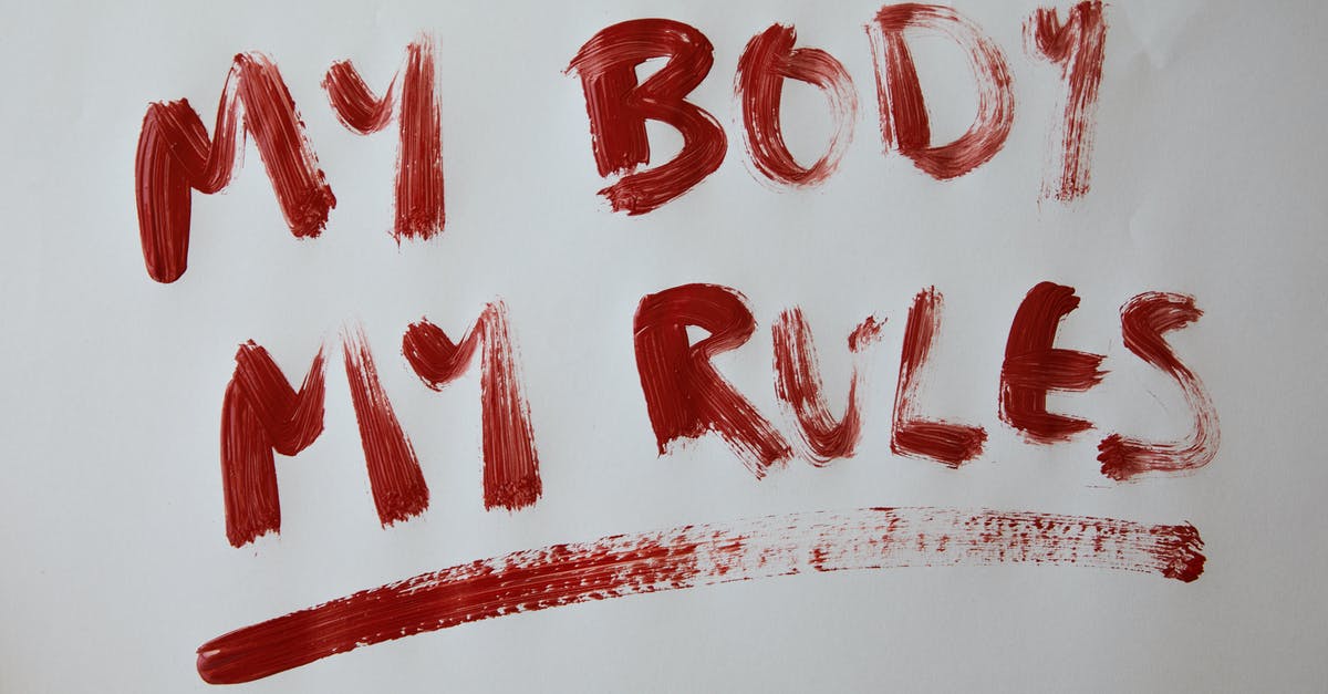 What happened to Eli and Oskar in Let the right one in? - Inscription My body my rules against gray background