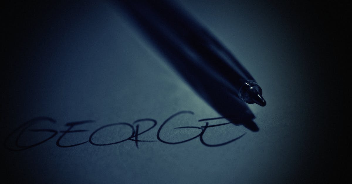 What happened to George Fleming in Chuck? - Black Pen on Top of White Paper With George Text