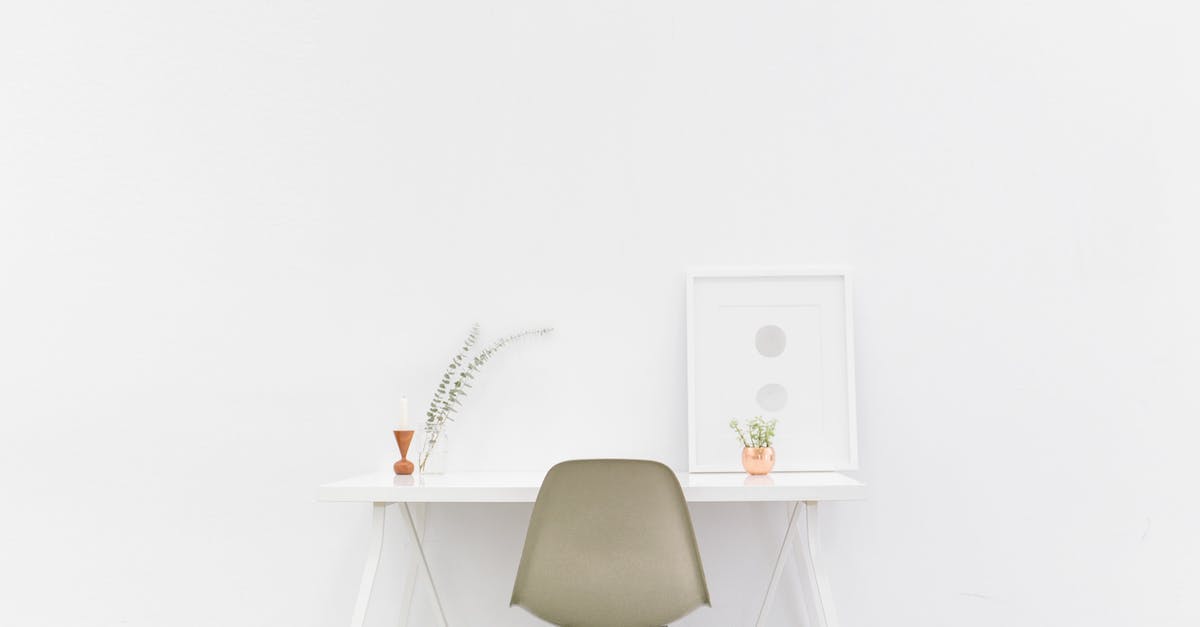 What happened to the family photos? - Beige and Black Chair in Front of White Desk