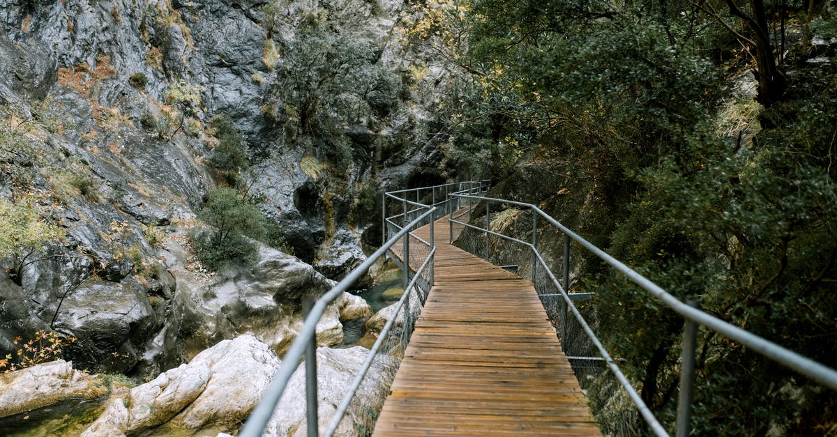 What happened to the lawsuit over Django Unchained? - Small footbridge over river in mountainous terrain