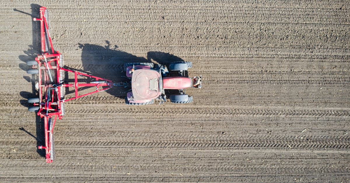 What happened with Richard Harrow in the (season 3) finale? - Aerial Shot of a Tractor