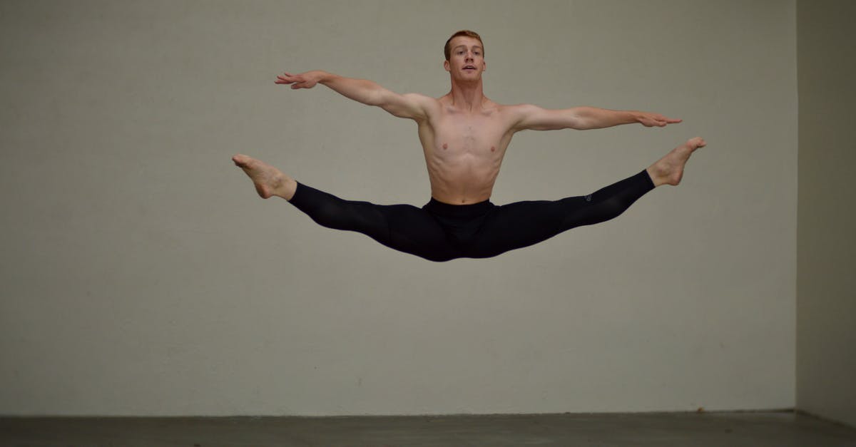 What inspired Elaine's dance moves? - Flexible male dancer jumping in studio