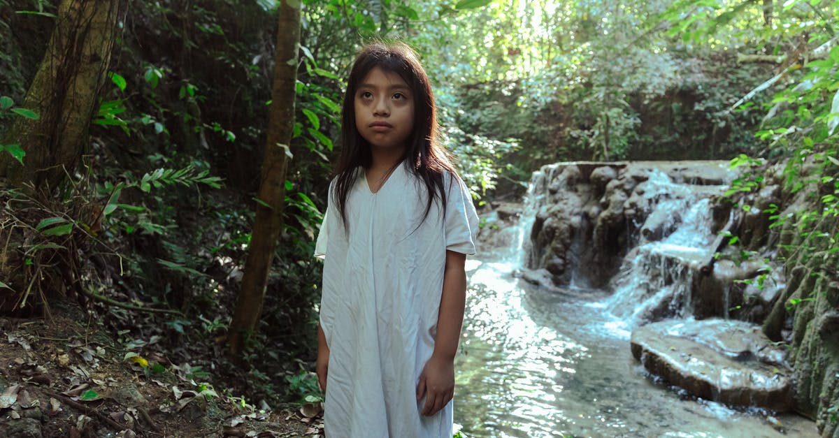 What is being said in the purely Native American language scenes in Jim Jarmusch’s “Dead Man?” - Photo Of Girl Standing Beside Flowing Stream 
