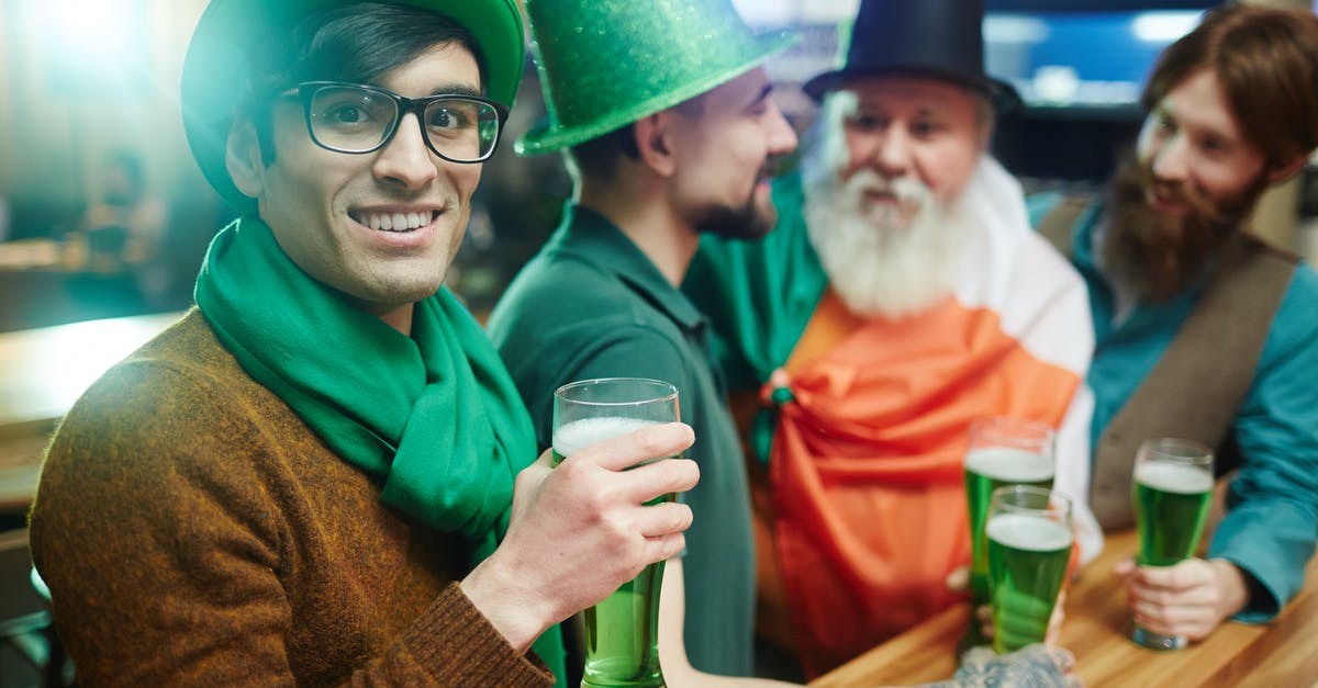 What is Neil Patrick Harris drinking? - Man With Green Hat and Green Beer