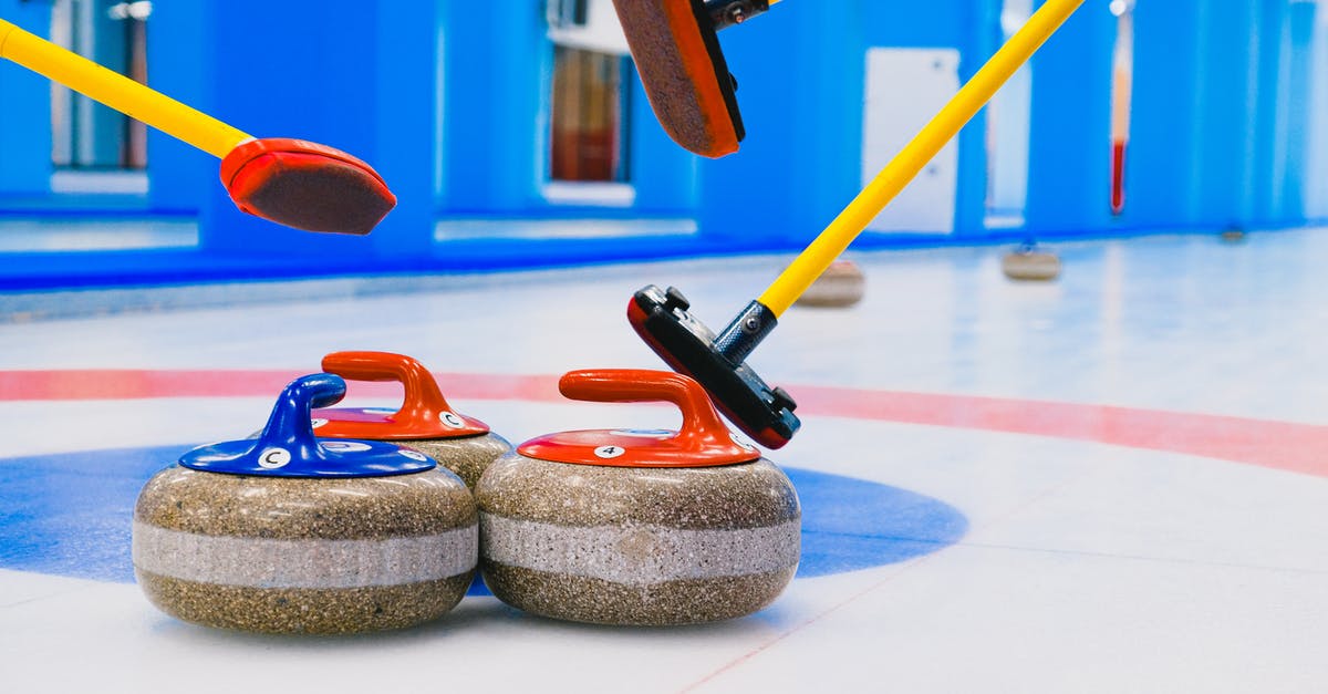 What is so special about the Flying V in ice hockey? - Curling stones and brooms in house