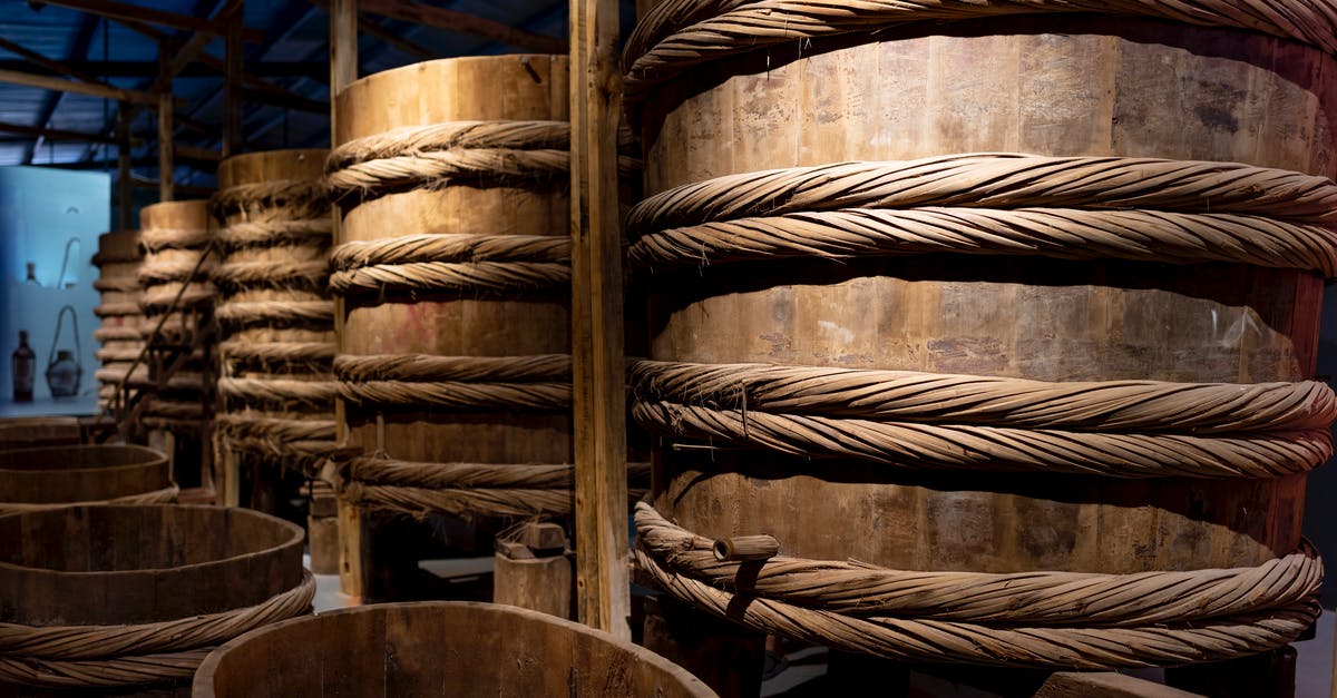 What is the origin of the “double entendre” stock footage trope? - Wooden barrels for producing fish sauce