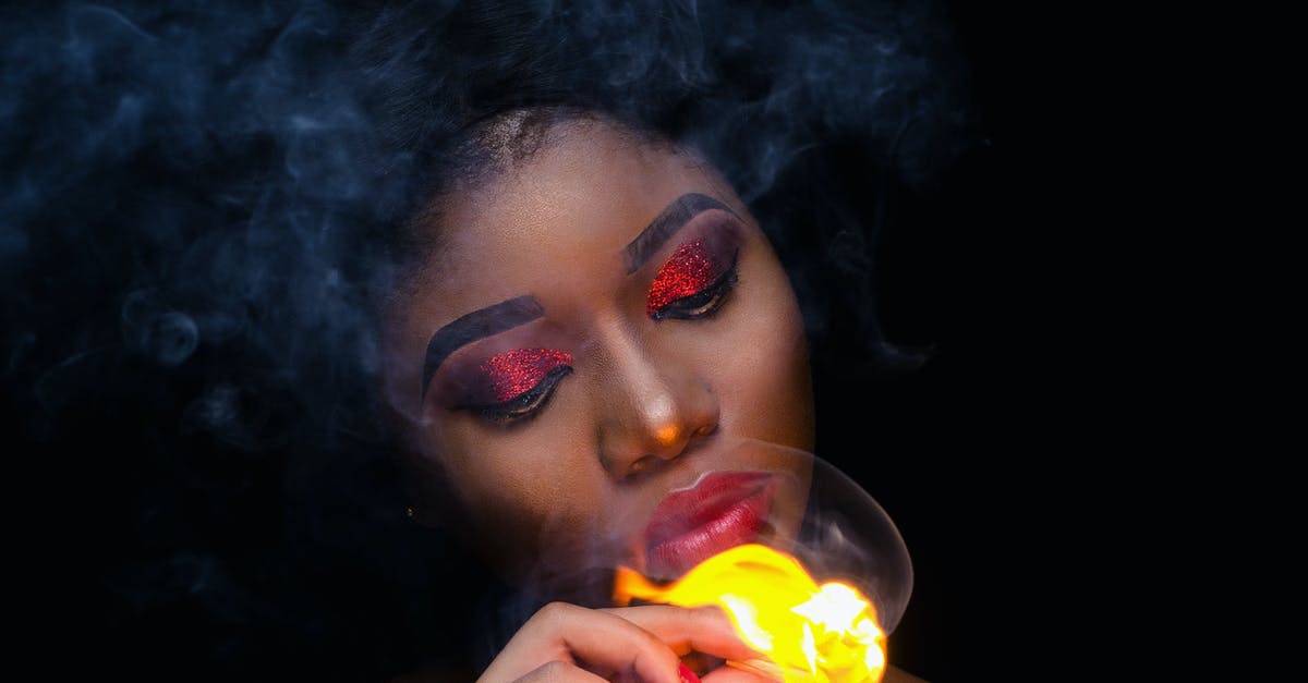 What is the relevance of Héloïse's eyes turning black in the movie "Portrait of a Lady on Fire"? - Photo of a Woman Holding Match Stick with Fire