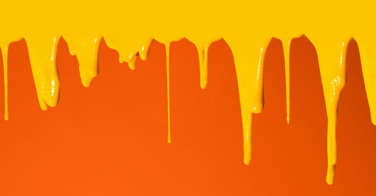 What is the relevance of the algae dripping liquid? - Yellow Paint Dripping on Orange Surface