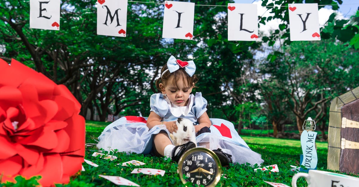 What is the theme of Garden State? - A Little Girl Posing in an Alice in Wonderland Themed Photoshoot