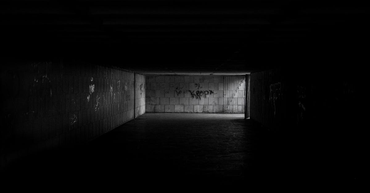 What is the tunnel Darth Maul fell in to? - Photography of Grayscale Tunnel