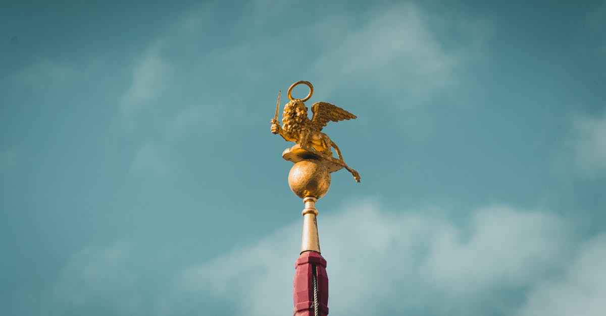 What is this statue? - Gold Dragon Statue Under Cloudy Sky