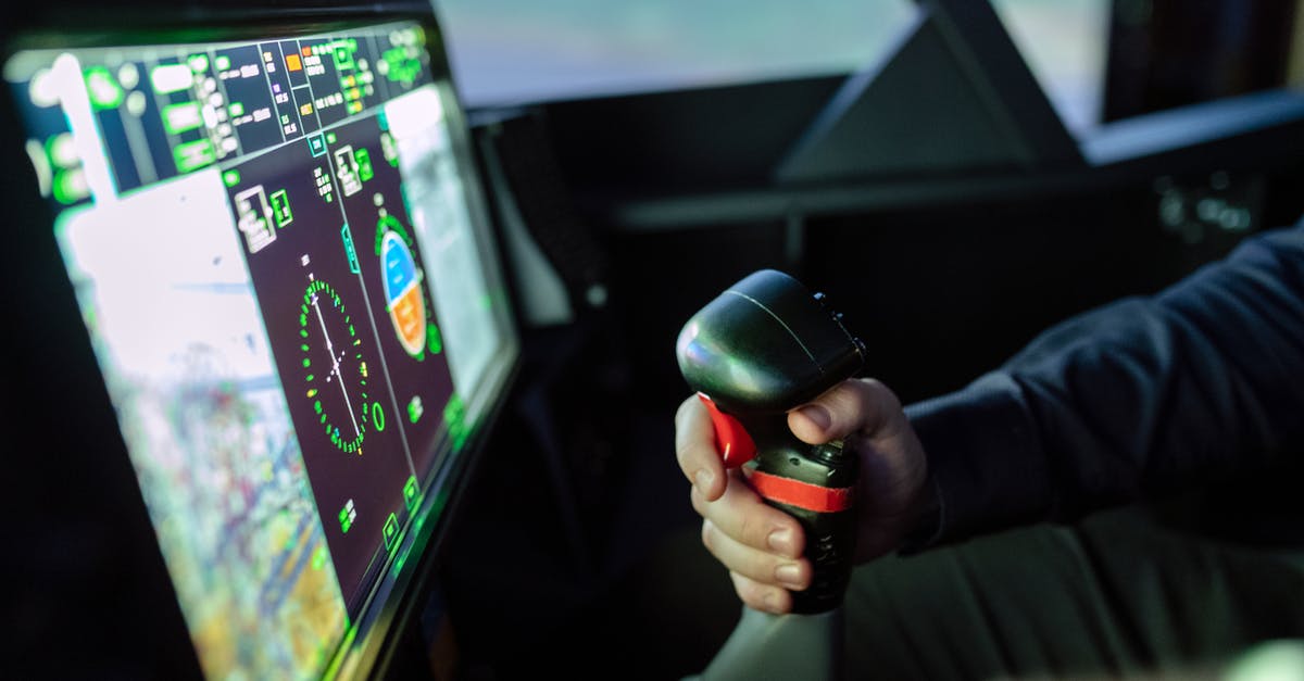 What Simulations were really Simulations? - Person Controlling Flight Simulator