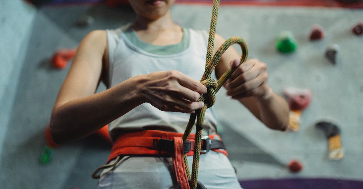 What type of knot do wayfinders tie in Moana? - Strong alpinist tying knot on rope for climbing