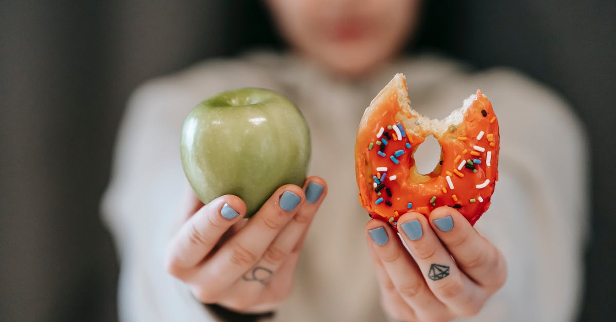 What was the decision Madge Hardcastle took? - Woman showing apple and bitten doughnut
