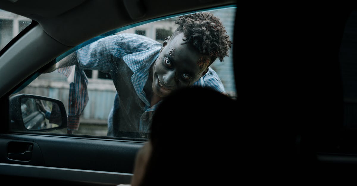 What was the first Zombie movie? - Zombie peeking through a Car 