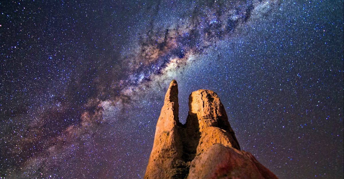 What was the galaxy formation Rust saw before confronting Erol Childress? - Rock Formation during Night Time