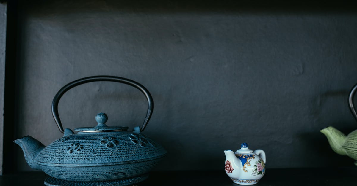 What was the relevance of the tea? - Blue and White Ceramic Teapot on Black Table