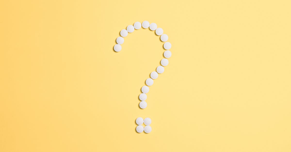 What were the pills that Mark was taking? - Pills Fixed as Question Mark Sign