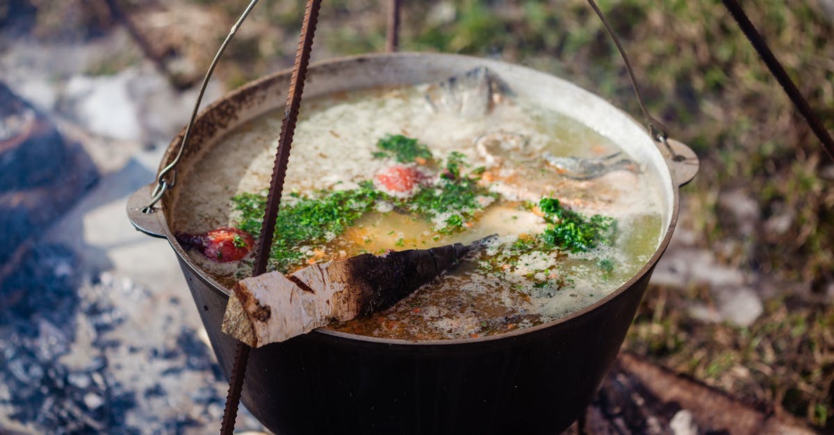When do they prepare screenplay for sequels, after casting or before casting? - Birch firewood in ukha with aromatic broth and cut fresh herbs in cast iron pot outdoors