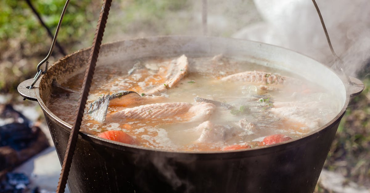 When do they prepare screenplay for sequels, after casting or before casting? - Tasty fish soup in cauldron with smoke outdoors