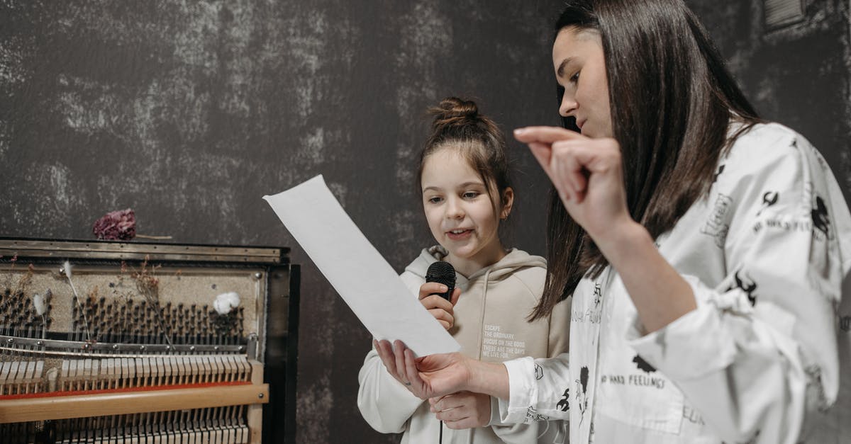 When the singing voice is also the regular voice - A Teacher Teaching a Student How to Sing