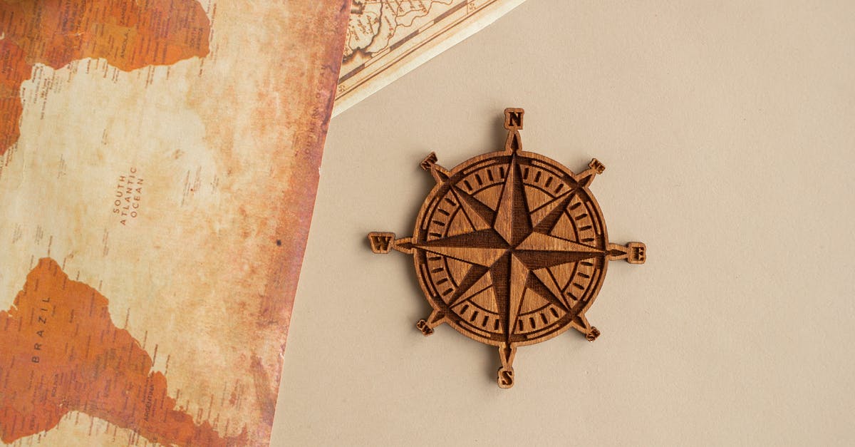 Where did Sparrow's compass really come from? - Wind rose with maps on table