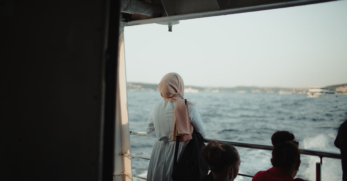 Who is the woman Kusanagi saw during the ferry scene? - Woman in White Hijab Sitting on Boat