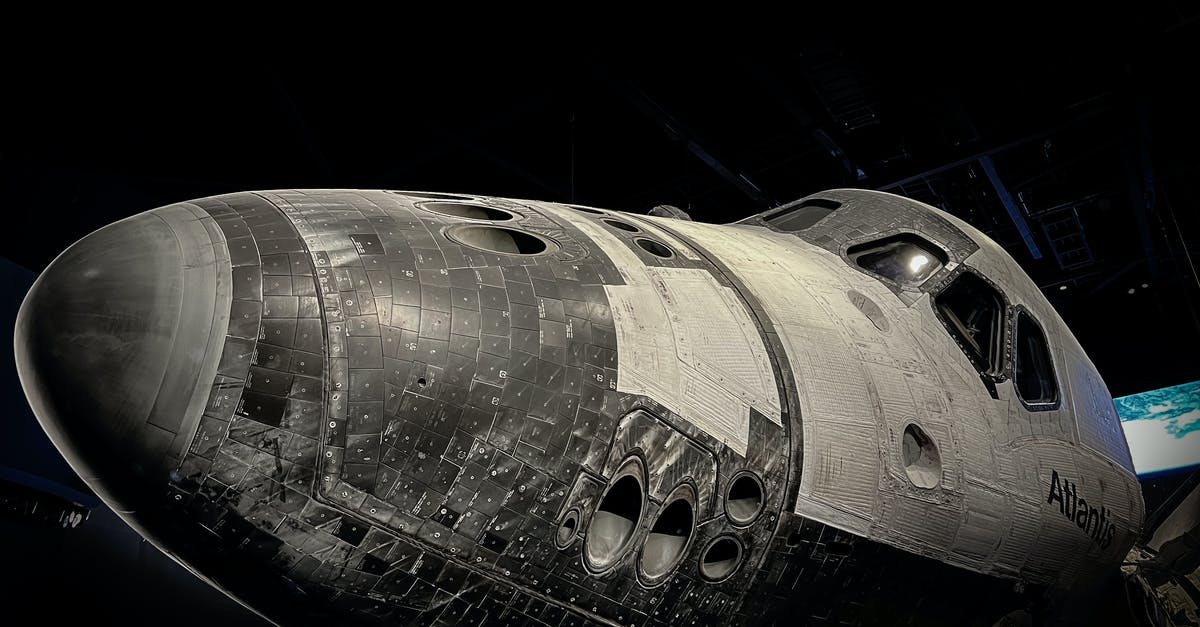 Whose spaceship is Tony Stark in? [closed] - Close-Up Shot of Shuttle Atlantis in Outer Space