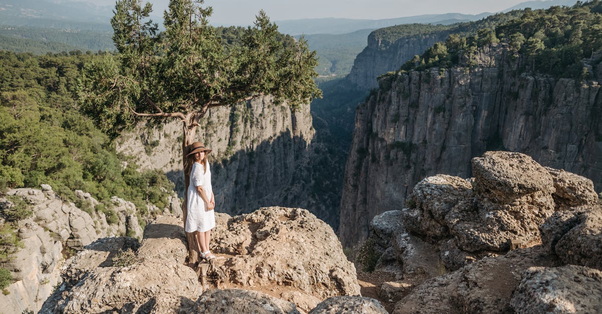 Why are rebel groups always situated in the Rocky Mountains? [closed] - Woman in White Dress Standing on Rocky Mountain Under a Tree